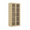 Rivington Modern 38" Bookcase Cabinet in Natural Oak - Set of 3 | Armoire bibliotheque moderne Rivington 38" en chene naturel - Ensemble de 3