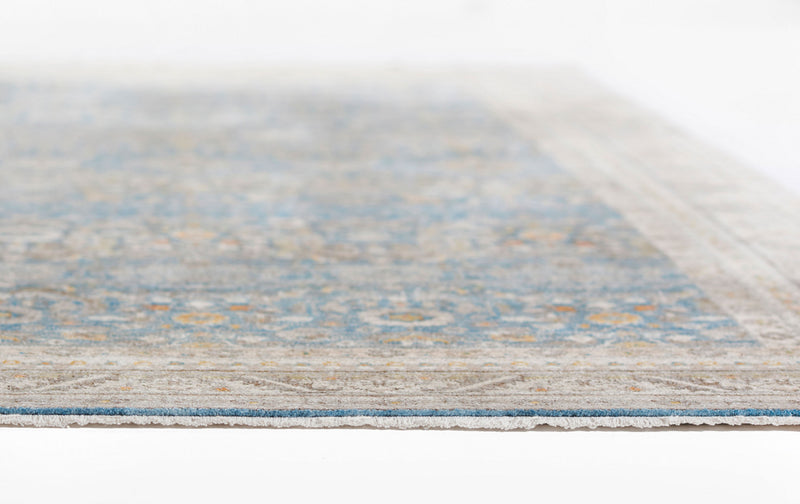 Gianna Traditional 8'0\" x 10'0\" Area Rug in Blue Indoor Area Rug