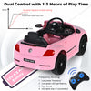Costway 12v Kids Ride On Car Licensed Volkswagen Beetle W/ Remote Control & Music Pink