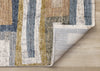 Macey Modern Grey Blue Red Sophisticated Area Rug - 7'10" x 10'2"|Carpette moderne et raffinée Macey grise, bleue et rouge- 7 pi 10 po x 10 pi 2 po
