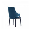 Kara Modern Wood Upholstered Dining Chair in Blue - Set of 2 | Chaise de salle a manger moderne en bois Kara avec revetement bleu - Lot de 2