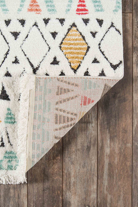 Kaia Contemporary 9'10\" x Area Rug in Multi Indoor Area Rug