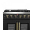 Forno Galiano 30" Black Gas Range, 4.32 cu.ft- FFSGS6444-30BLK | Cuisiniere a gaz noire Galiano 30 pouces, 4,32 pi³ – FFSGS6444-30BLK