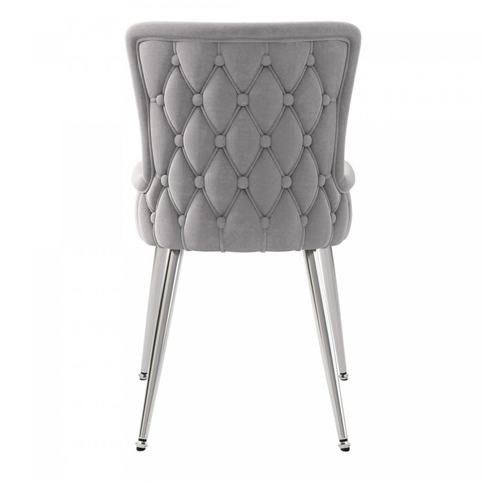 Sophia Modern 7pc Dining Set with table and Chairs,Grey Dining Room Set