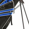 Costway Golf Stand Cart Bag Club W/6 Way Divider Carry Organizer Pockets Storage Blue