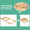 Costway 3 Tier Wooden Raised Vegetable Garden Bed Elevated Planter Kit Outdoor Gardening