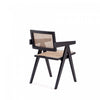 Hamlet Industry Chic Wood Armchair in Black and Natural - Set of 2 Dining Chair | Fauteuil en bois au style industriel chic Hamlet en noir et naturel - Lot de 2