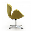 Raspberry Modern Upholstered Swivel Lounge Chair in Green - Set of 2 Accent Chair | Fauteuil lounge pivotant moderne Raspberry en tissu vert - Lot de 2