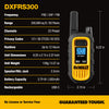 2 Dewalt Dxfrs300 Walkie Talkies Plus Earpieces - 1 Watt, Heavy Duty, 22 Channel Long Range Two Way |2 Dewalt Dxfrs300 Talkies Walkie Plus Earpieces - 1 Watt, Heavy Duty, 22 Channel Long Range Two Way