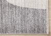 Olivia Grey Black Cream Geometric Rug, 7'10" x 10'2" Indoor Area Rug | Tapis geometrique gris noir creme Olivia, 7'10" x 10'2"