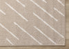 Covington Beige Cream Diagonal Rain Streaks Design Rug, 5'3" x 7'7" Indoor Area Rug | Tapis Covington a design pluie, 5'3" x 7'7"
