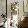 Umbra Modern Bellwood Over-Toilet Shelves - White and Natural|Tablettes au-dessus de la toilette modernes Bellwood de Umbra - blanches et naturelles