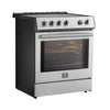 Forno Leonardo Espresso 30" Slide-In Induction Range, Stainless Steel -FFSIN0982-30 | Cuisiniere a induction encastrable Leonardo Espresso de 30 po, acier inoxydable – FFSIN0982-30