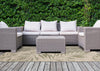 Jackson Taupe White Elegant Border Outdoor Rug, 7'10" x 10'6" Outdoor Area Rug | Tapis d'exterieur Jackson Taupe Blanc a bordure elegante, 7'10" x 10'6"