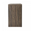 Novara Contemporary 60" Sideboard in Jacobean Walnut (4-Door) | Buffet contemporain Novara 60" en noyer Jacobean (4 portes)