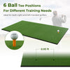 Costway 5 X 4 Ft Golf Hitting Mat Artificial Indoor Outdoor Turf Golf Training Mat 20 Mm