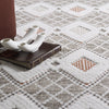 Quinto Twinkle Orange Shag Area Rug - 5'7" x 7'3"|Carpette à poil long Quinto Twinkle orange - 5 pi 7 po x 7 pi 3 po