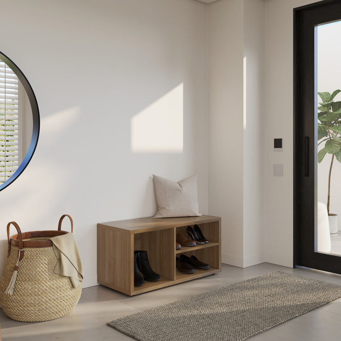 Porto Entryway Shoe Storage Bench Coat Rack