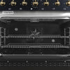 Forno Antico 36" Dual Fuel Gas Range, Black, 4.5 cu.ft. - FFSGS6113-36BLK | Cuisiniere a double combustible Antico 36 po , noire, 4,5 pi³ - FFSGS6113-36BLK