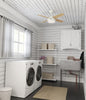 Dempsey Low Profile Ceiling Fan with Light Fixture - White | Ventilateur de plafond Dempsey à profil bas avec luminaire - Blanc