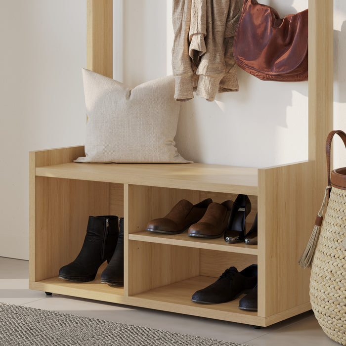 Porto Entryway Hall Tree Coat Rack