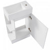 Ethan 18.6" Bathroom Vanity with Sink and Adjustable Shelf, White | Ethan Meuble-lavabo de 18,6" avec vasque et etagere reglable, Blanc