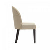 Hillman Modern Wood Upholstered Dining Chair in Sand - Set of 2 | Chaise de salle a manger moderne en bois Hillman avec revetement en tissu couleur sable - Lot de 2