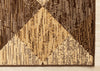 Florence Brown Beige Distressed Diamond Pattern Rug, 5'3" x 7'5" Indoor Area Rug | Tapis Florence a motif de losanges vieillis brun beige, 5'3" x 7'5"