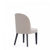 Hillman Modern Wood Upholstered Dining Chair in Light Gray - Set of 4 | Chaise de salle a manger moderne en bois Hillman avec revetement en tissu gris clair - Lot de 4
