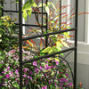 Outsunny Birdcage Shape Garden Arbour, Pergola Pavilion For Climbing Plants|Outsunny Arbre De Jardin En Forme De Cage A Oiseaux, Pavillon De Pergola