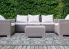 Cabana Blue White Elegant Border Outdoor Rug, 6'7" x 9'6" Outdoor Area Rug | Tapis d'exterieur Cabana bleu et blanc a bordure elegante, 6'7" x 9'6"