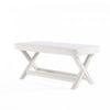 Abigail Mid-Century Modern Upholstered Velvet Accent Bench in Cream | Banc d’appoint moderne du milieu du siecle Abigail en velours creme capitonne