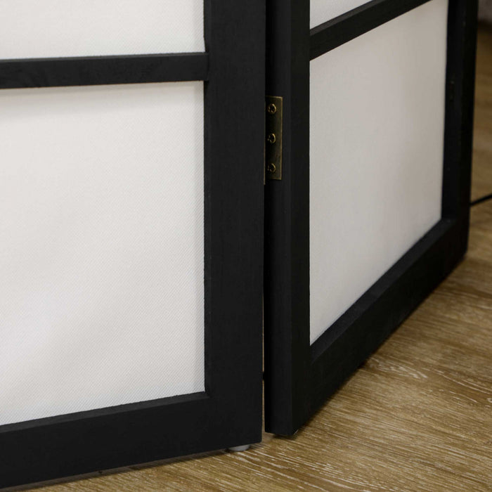 Homcom 3-panel Room Divider Folding Privacy Screen For Bedroom