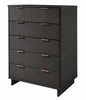 Granville Modern 38" Chest in Charcoal Gray (5-Drawer) | Commode Granville Moderne 38" en gris charbon (5 tiroirs)