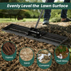 Costway Lawn Leveling Rake 36" X 10" Heavy Duty Level Lawn Tool For Garden Backyard/lawn Black