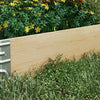 Outsunny Foldable Wooden Raised Garden Bed With Open Bottom|Outsunny Lit De Jardin Sureleve En Bois Pliable Avec Fond Ouvert