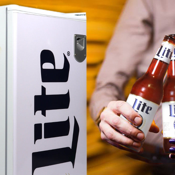 Miller Lite 90 Liter Compressor Compact Refrigerator