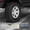 Costway 12v Kids Ride On Truck Remote Control Electric Car W/lights&music Black
