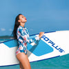 Goplus 11ft Inflatable Stand Up Paddle Board 6'' Thick W/backpack Leash Aluminum Paddle