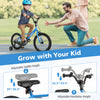 Costway 18" Kids Training Bike With Removable Training Wheels Pneumatic Tires Navy