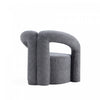 Darian Modern Boucle Lounge Chair in Gray - Set of 2 | Fauteuil lounge Darian moderne en boucle gris - Lot de 2