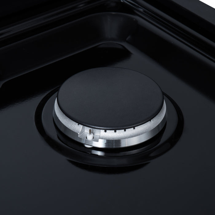 Forno Ambassador 48\" Gas Cooktop, Black, 8 burners - FCTGS5799-48CPBLK