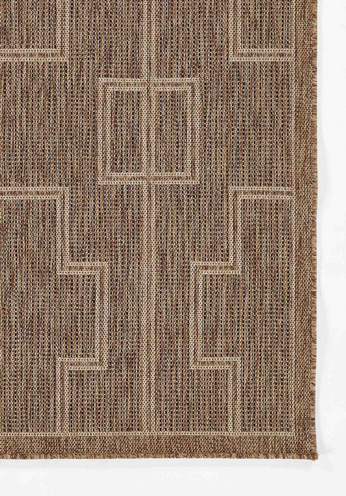 Dune Transitional 6'6\" x 9'0\" Area Rug in Ivory Indoor Area Rug