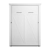 Bestar Key West 63 W Full Murphy Bed - Pure White Oak|Lit double escamotable Key West de Bestar de 63 po (L) - blanc chêne solide