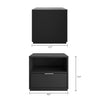Nordika Hunter Nightstand - Black|Table de nuit Hunter Nordika - noire