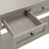 Gracie Solid Wood Console Table With Drawers And Shelf - Grey Wash | Table Console Gracie En Bois Massif Avec Tiroirs Et Etagere, Gris Patine