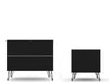 Rockefeller Mid-Century Modern 2-Piece Dresser Set in Black | Ensemble de commode 2 pieces Rockefeller style milieu du siecle en noir