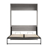 Bestar Claremont Queen Murphy Bed - Platinum Grey|Grand lit escamotable Claremont de Bestar - gris platine