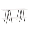 Celine Contemporary Modern 47" Console Table in White | Console moderne contemporaine Celine 47" en blanc