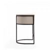 Cosmopolitan Mid-Century Modern Metal Upholstered Counter Stool in Cream - Set of 2 Bar Stool | Tabouret de comptoir moderne du milieu du siecle en metal et tissu creme Cosmopolitan - Lot de 2